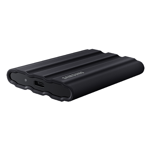 Samsung Portable SSD T7 Shield 4TB USB-C, sort.