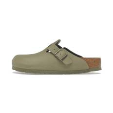 Birkenstock Boston "Vegan Birkibuc Khaki" - 43