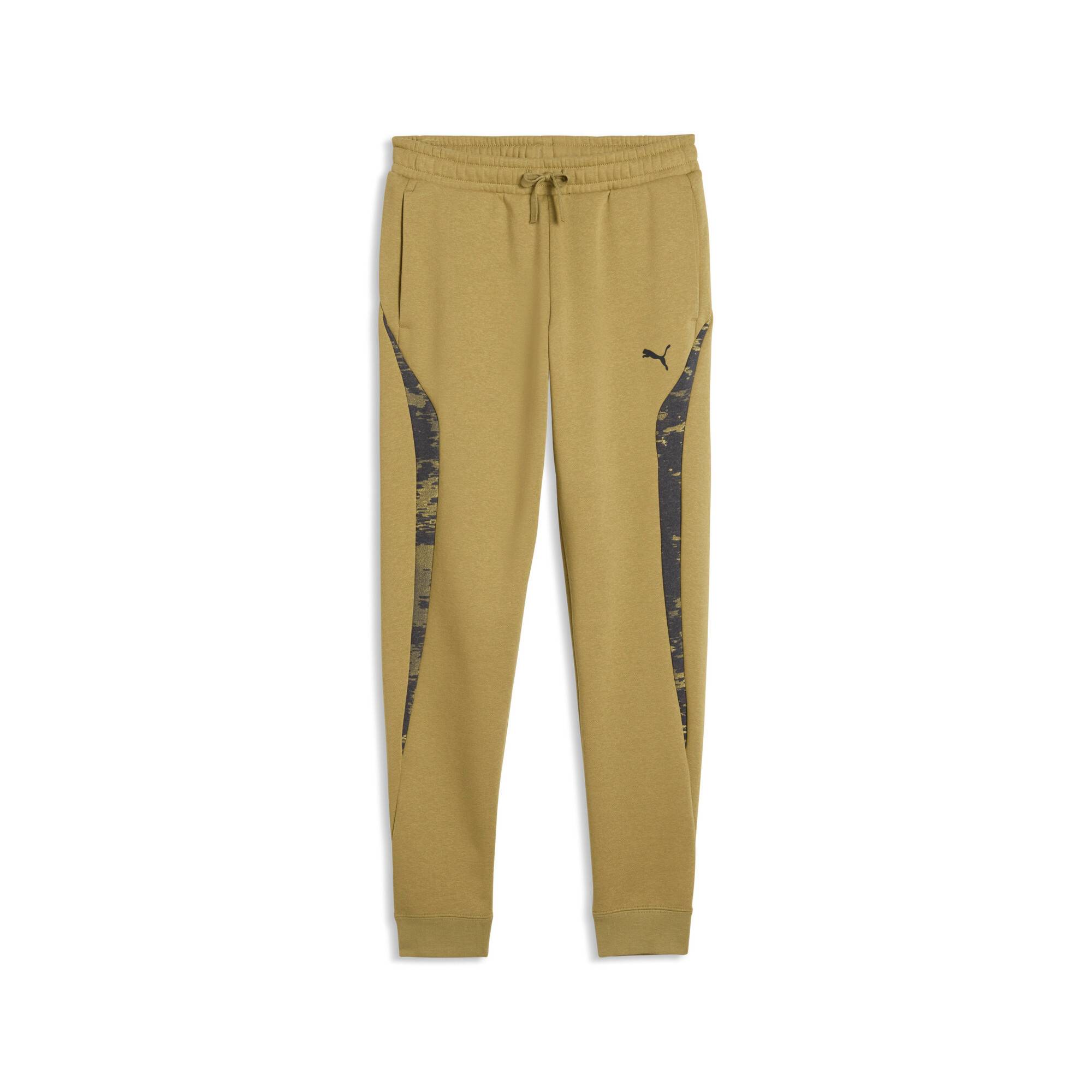 PUMA Sport Camo Fleece Sweatpants Youth, Age, Chai Latte, 9-10Y