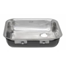 Reginox L18 4035 SK 10 cm (304) Einbau-/Auflagespüle, Edelstahl poliert, R32060