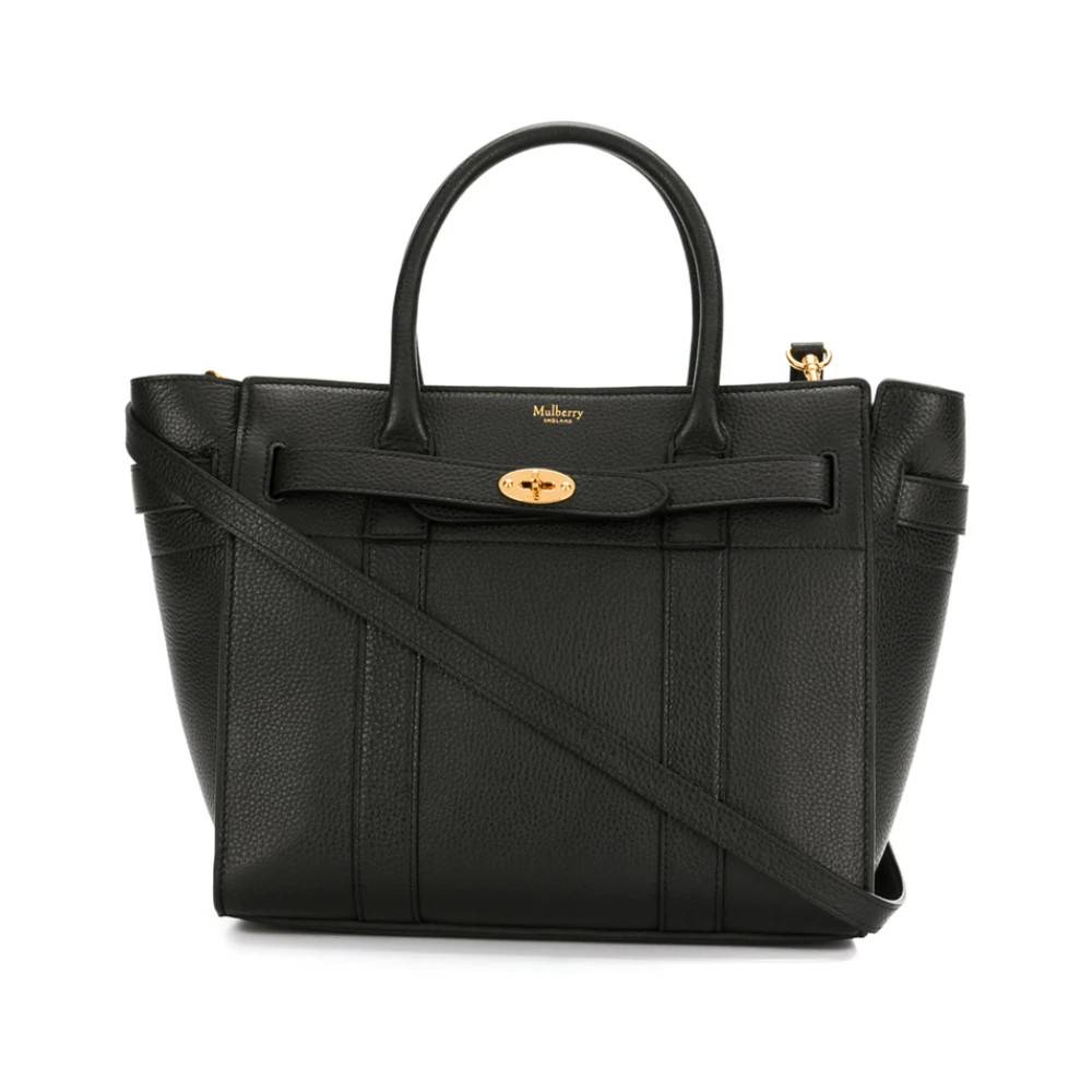Mulberry Small Zipped Bayswater - Tasker - Dame - Sort - ONE SIZE - Uld