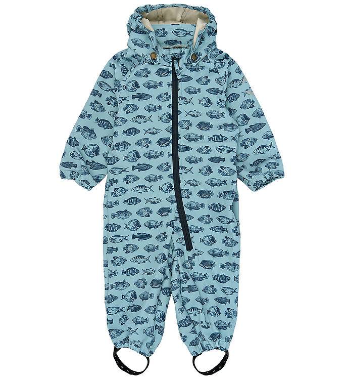 Mikk-Line Softshelldragt - AOP - Fich - Mikk-Line - 3 år (98) - Softshell
