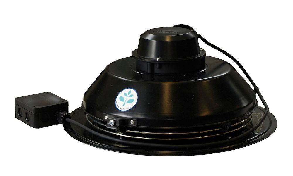 Takfläkt TFSR 315 Svart