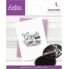 Crafters Companion Mindfulness Quotes Clear Acrylic Stamp - Giggle ...