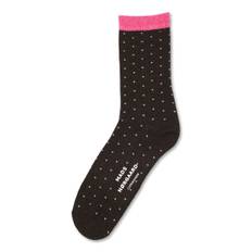 Mads Nørgaard - Stømper - Sock Pair Ana Mix - Blue Stripe/Black Coffee Dot