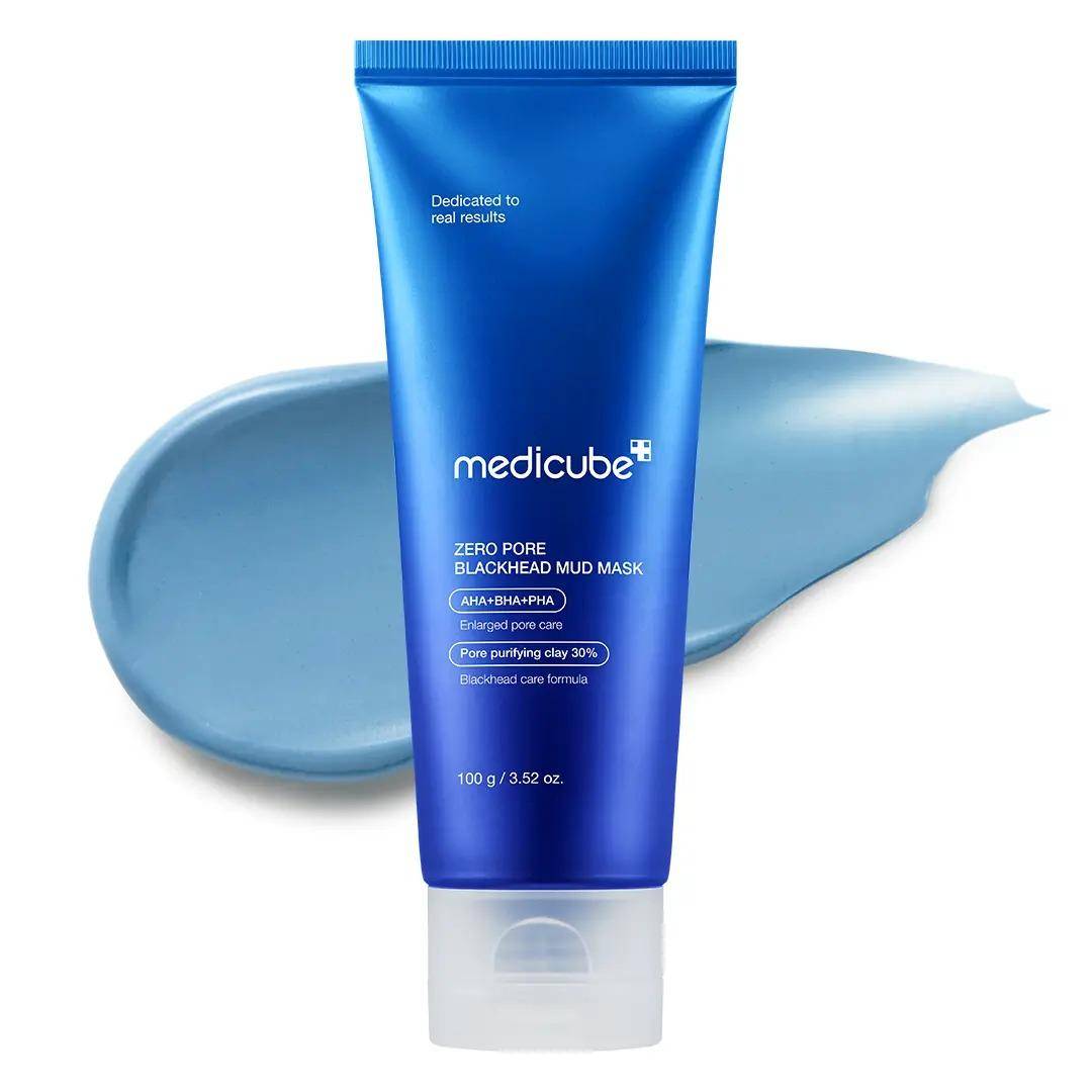 [medicube] Zero Pore Blackhead Mud Mask | 3 min mud mask | pore care 1pcs blå