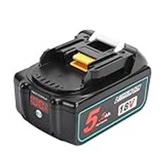 Powarobor BL1850B 18 V 5,5 Ah ersättningsbatteri kompatibelt med Makita 18 V batterier BL1860 BL1840 BL1850 med LED-display