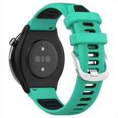 För Huami Amazfit GTR Mini / Bip 3 / Bip 3 Pro Silicone Watch Band 20 mm Cross Stripe Dubbelfärgsrem