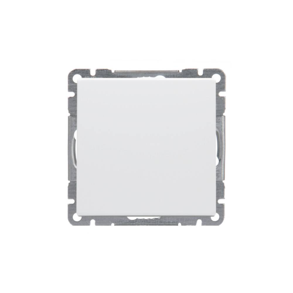 STRÖMSTÄLLARE ABB IMPRESSIVO INFÄLLD DUBBELTRAPP+1-POLIG 7/2 VIT 85X85MM