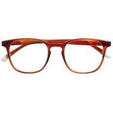 Barner Dalston Glossy Blue Light Reading Glasses - Intense Rust Orange - Strength +0.00 Neutral - Dispatched between 7 - 10 business days