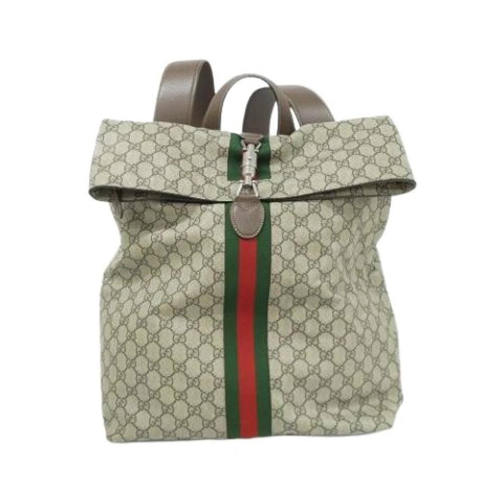 Gucci Vintage Pre-owned GG Supreme Rygsæk - Vintage - unisex - Beige - ONE SIZE -