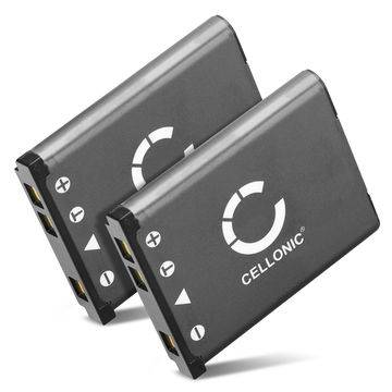 2x EN-EL10 Batteri för Nikon Coolpix S3000 S3400, CoolPix S200 S202 S203 S205 S210 S220 S2200 S225 S230, CoolPix S4000, CoolPix S500 S5100 S520 S570 CoolPix S600 CoolPix S700 S60 S70 S80, 700mAh Kamera-ersättningsbatteri med lång batteritid