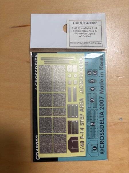 CrossDelta 1/48 F-14 Tomcat Step Area & Formation Lights CXDCD48002