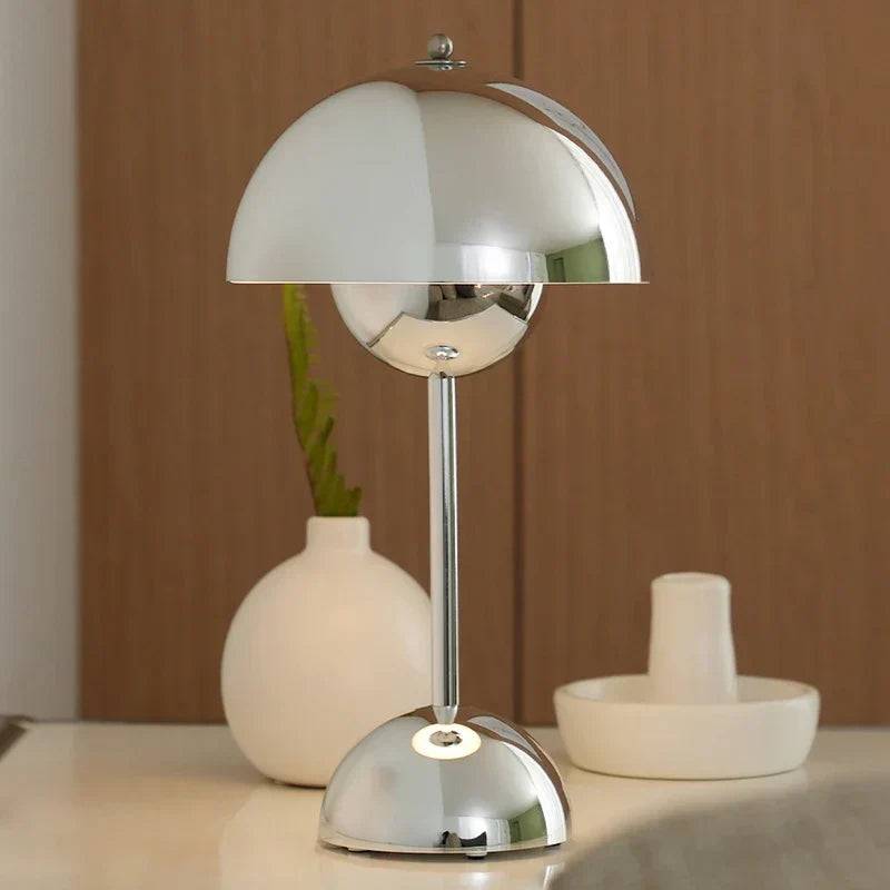MushroomGlow - Fängslande Bärbar LED Bordslampa