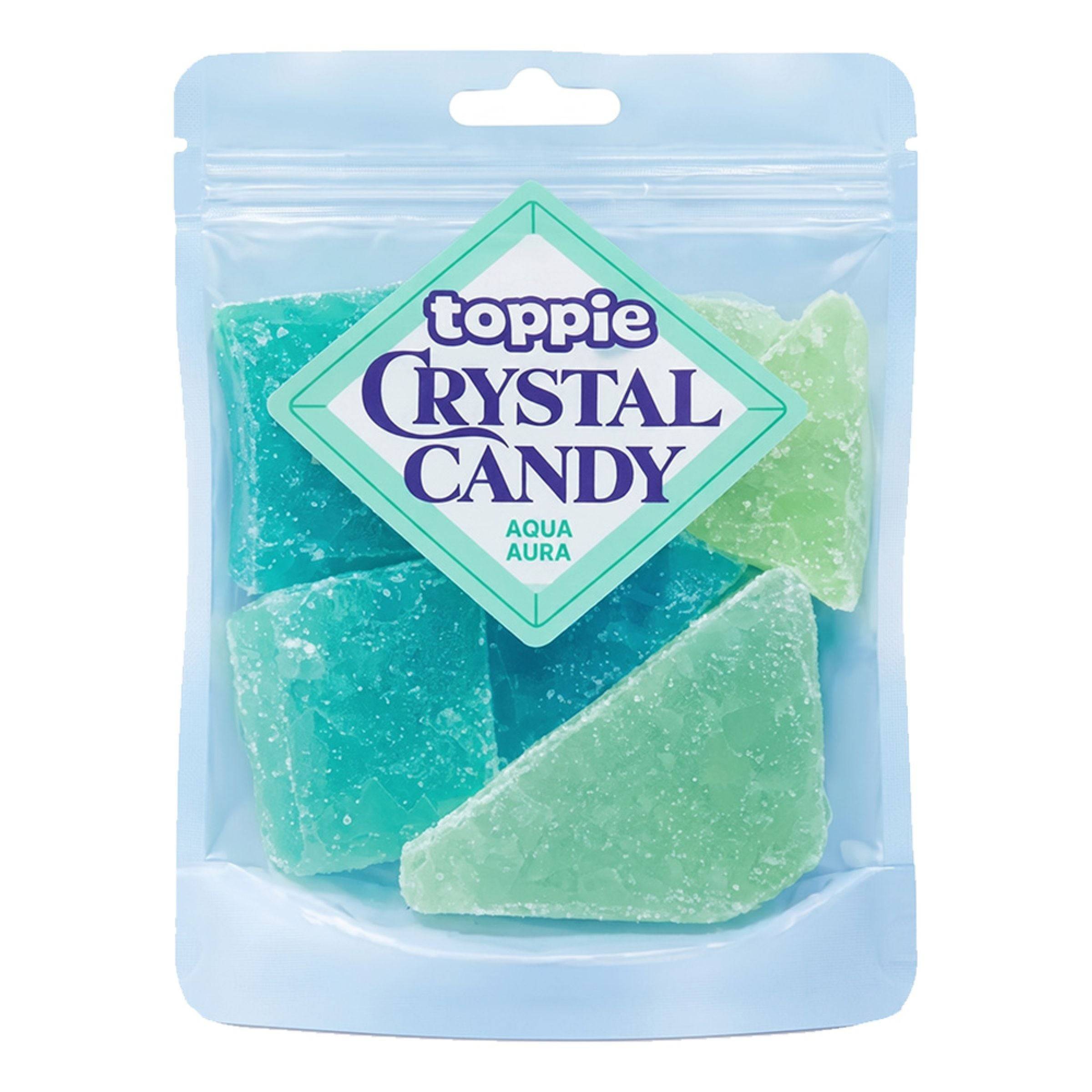 Toppie Crystal Candy Blåbär - 80 g