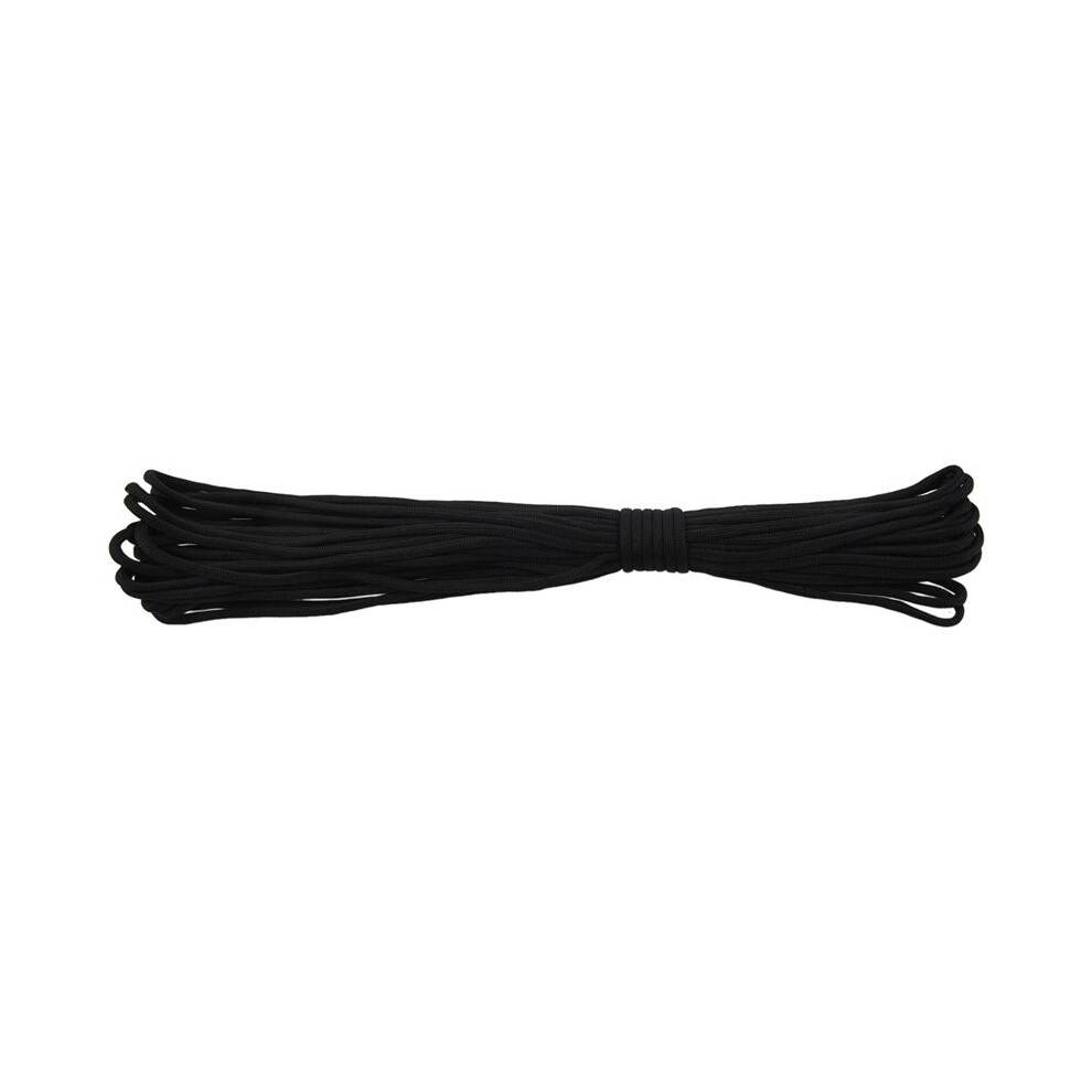 3X Paracord 550 Parachute Rope 7 Core Strand for Climbing Camping Buckle Rope Black 50FT