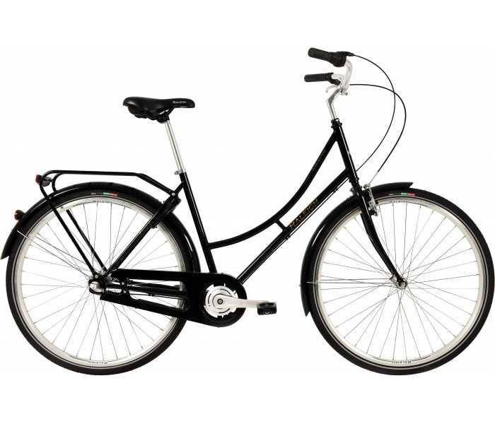 Raleigh Darlington - Klassisk Damecykel - Sort.