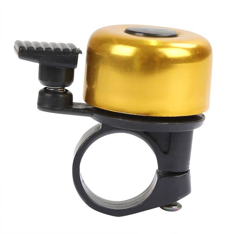 Cykel ring ring alrm cykel cykling cykel cykel ring ring cykel horn cykel ljud larm högt säkerhet ridning cykel tillbehör - Guld-