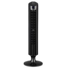 Tårnventilator sort 84cm inkl. fjernbetjening