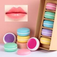Wholesale Private Label Macron Lip Care Moisturize Mask Custom Logo Pink Strawberry Jar Lip Balm