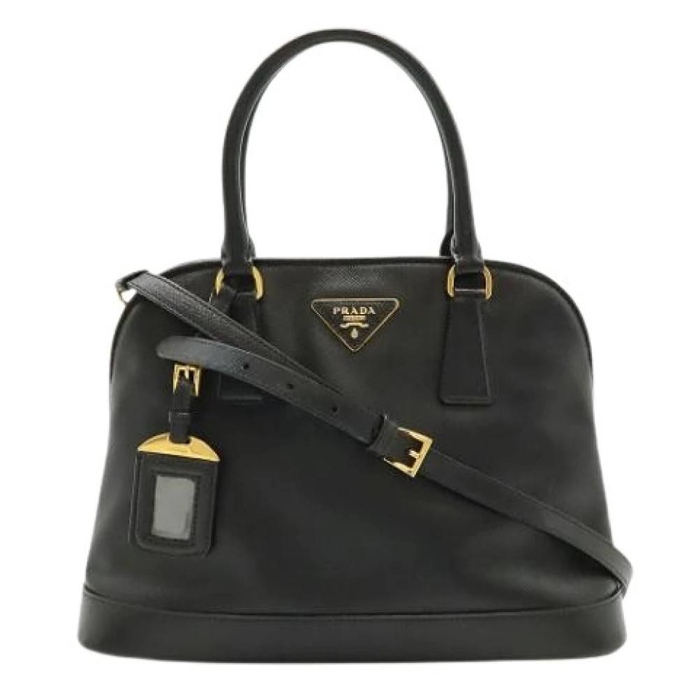 Prada Vintage - Pre-owned Saffiano Handväska Vintage - Dam - ONE Size - Läder