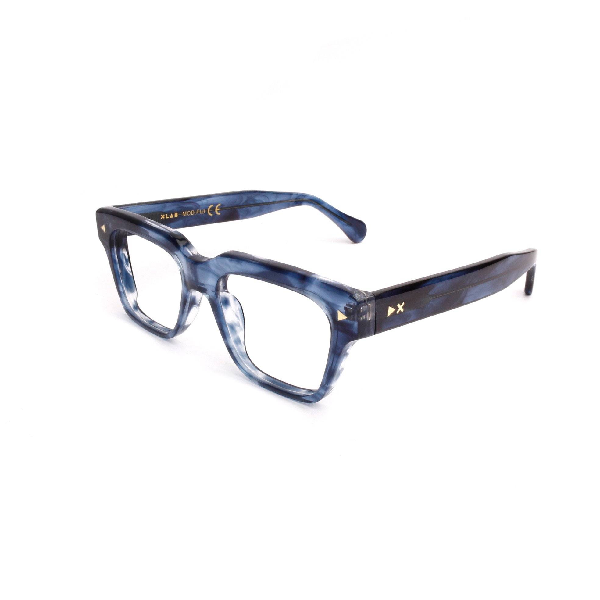 XLAB Unisex Fiji Optiske stel Acetat Mørke Havana Grå Firkantet Fotokromisk Fotokromisk