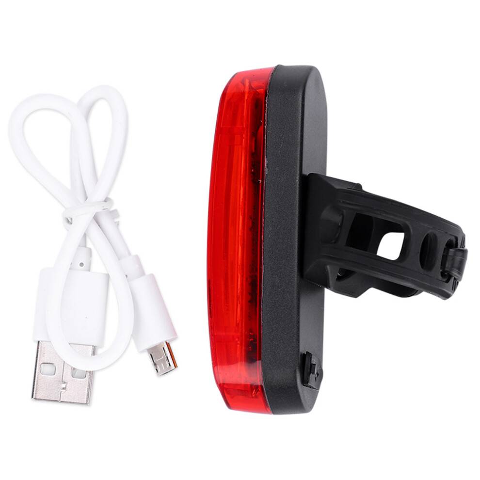 USB-C genopladelig cykelbaglygte - Superlys LED-cykellygte med synlighed i dagslys, automatisk tænd/sluk, decelerationsblink, IPX6, vandtæt, lang