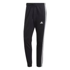 Adidas Adidas Essentials French Terry Tapered Elastic Cuff 3-Stripes Joggers - Sort/Hvid