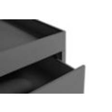 HAY New Order Trolley/A1 Drawer And Tray Top incl. Lock 34x68 cm - Charcoal