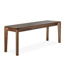 Ethnicraft - Bok Bench - Varnished Teak - Brown 146 x 35 x 46 - Bänkar - Alain Van Havre - Träfärgad - Trä