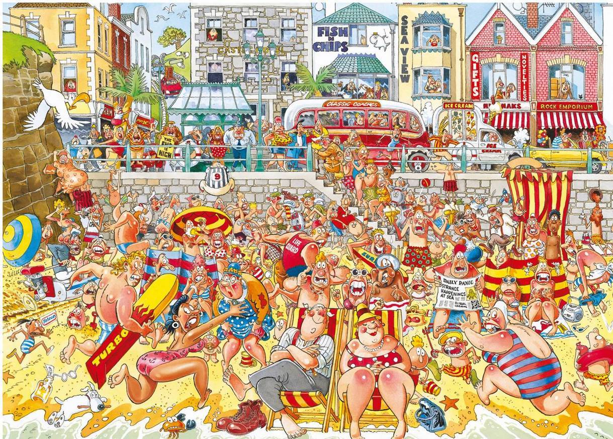 Puzzle - Wasgij - Retro Orginal 8 High Tide! (1000 pieces)