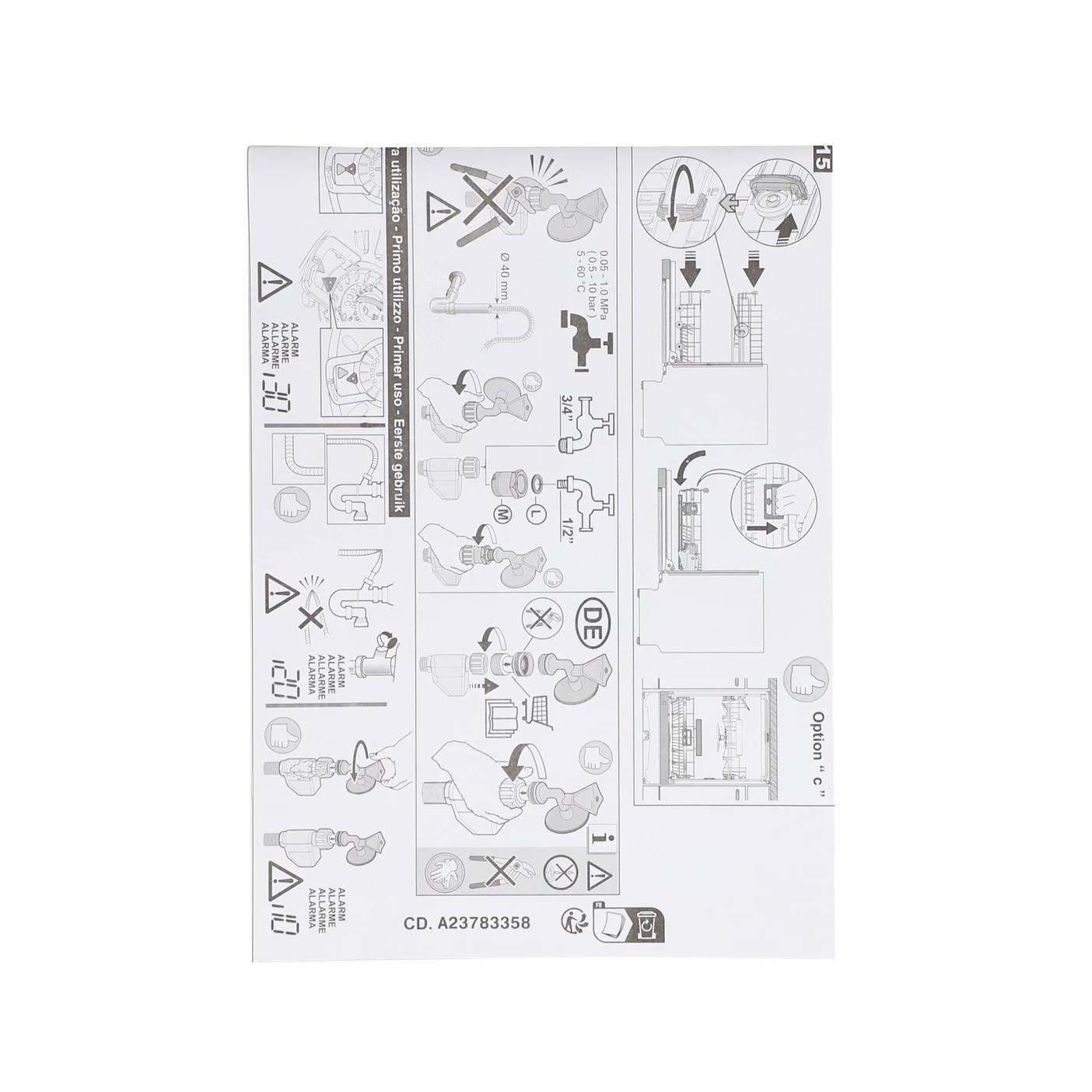 Electrolux mall, panel dörr-, 140237833276