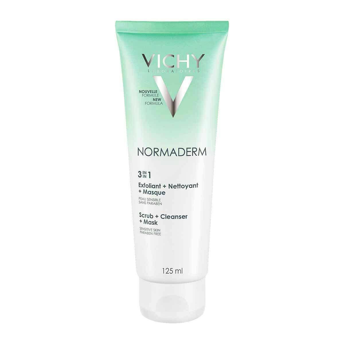 Vichy Normaderm 3In1 Scrub & Cleanser & Mask 125 ml