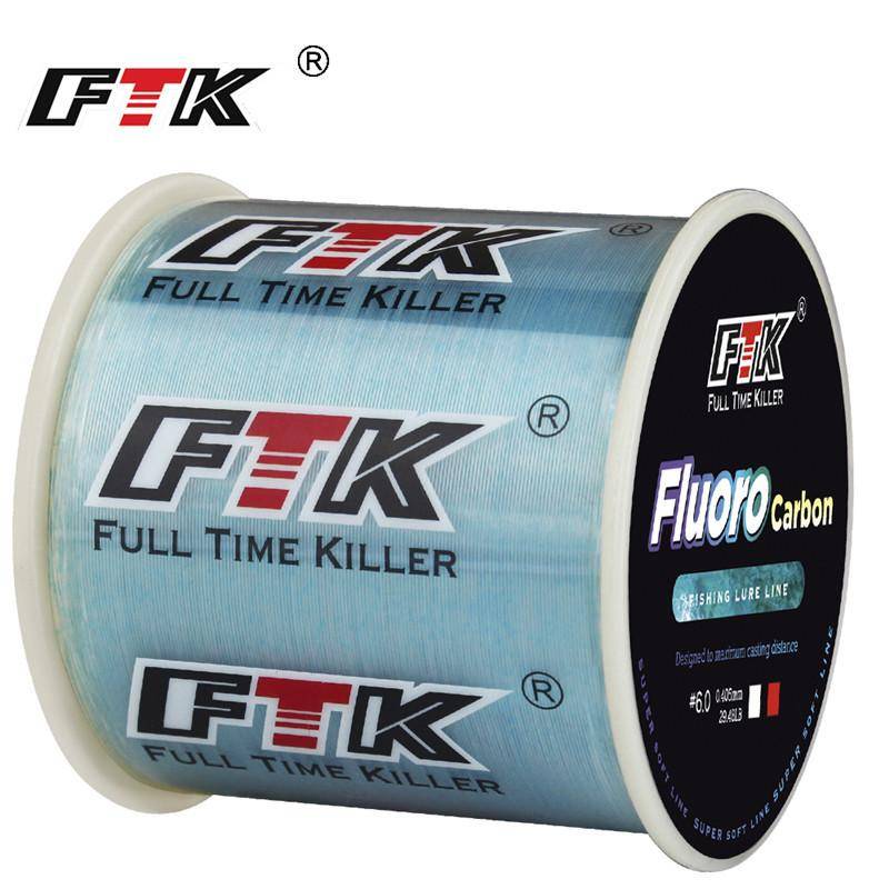 500M fluorkarbonbeläggning fiskelina 0.14mm-0.50mm 4.13LB-45LB kolfiber Leader Line Fiskedrag Wire Sjunklina Japan