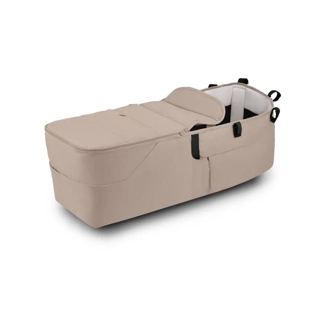 Bugaboo Donkey 6 tvilling liggdelsklädsel komplett Desert Taupe mélange