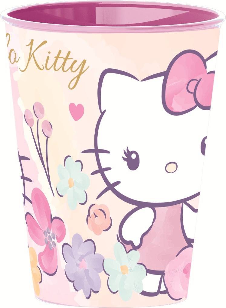 Hello Kitty Mugg 260 ml – BPA-fri Plastmugg Rosa