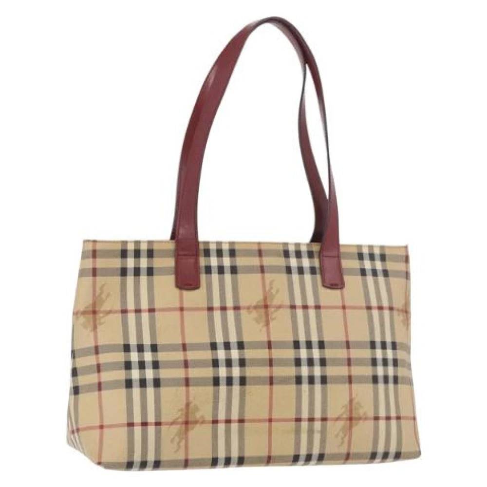 Burberry Vintage Pre-owned Tote Bag - Vintage - Dame - Beige - ONE SIZE - Læder