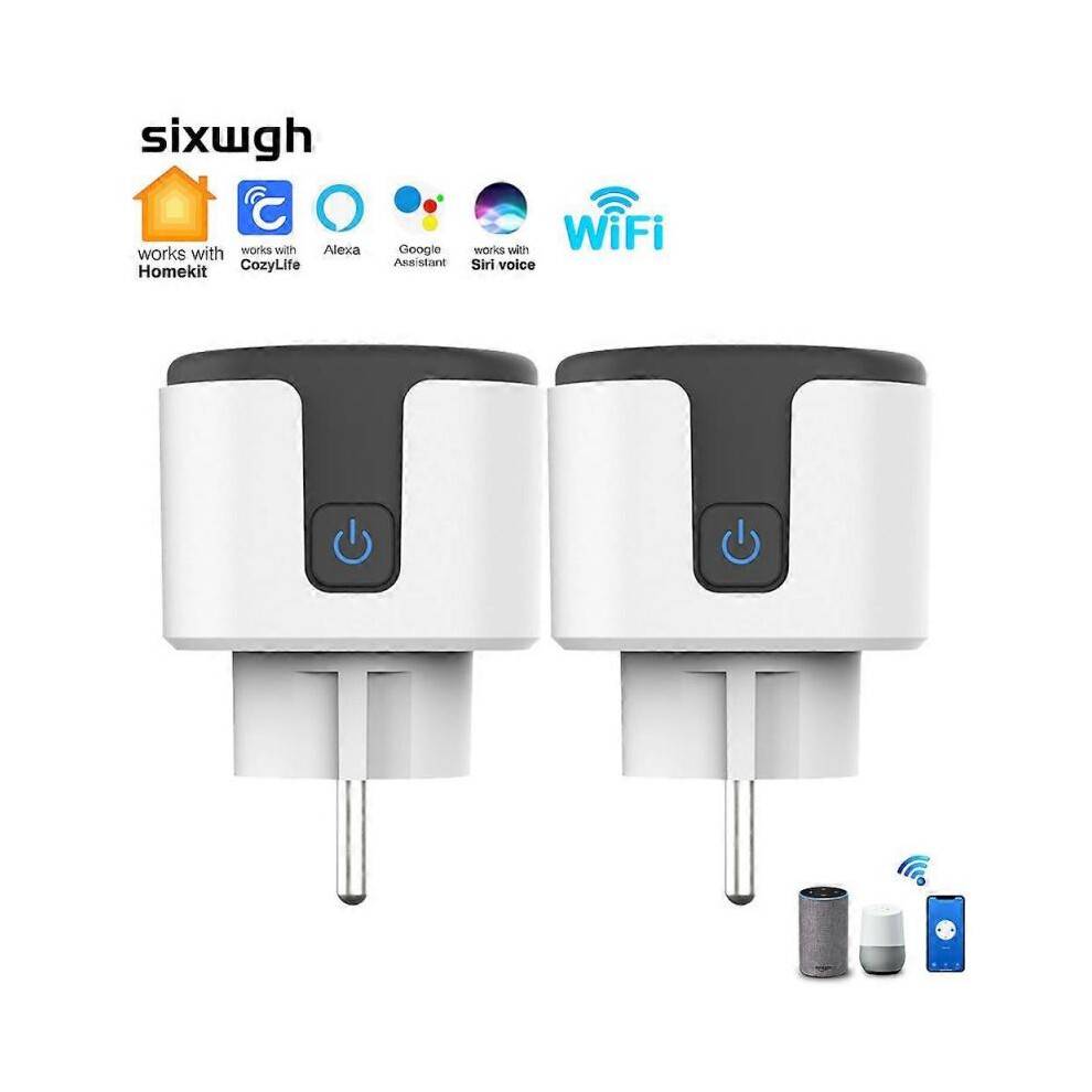 Apple Homekit Smart Socket WiFi EU Plug 16A with Power Monitoring Timer Home Outlet Support Google Alice SmartThings Siri Alexa