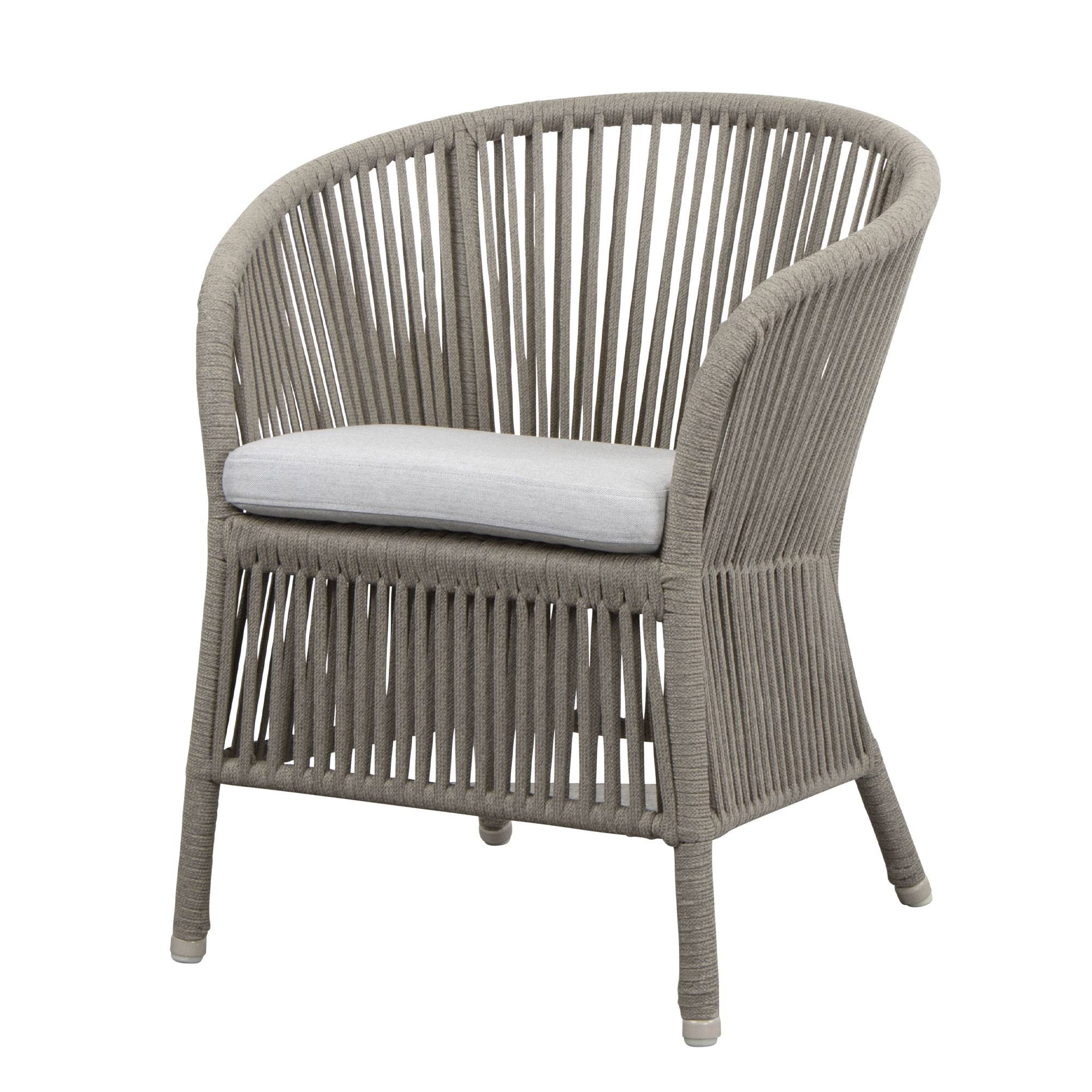 Derby Stol Cane-line Soft Rope, Taupe Sæde - Light grey, Natté.