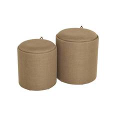 NFG - Maiko Sittpuff/Sidobord (2-Pack) (Brun)