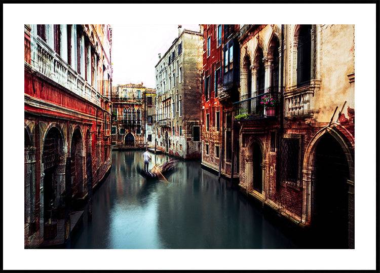 The Gondolier (21x30cm) - Plakater > Fotografiska Posters, Arkitektur Posters, Ikoniska Posters, BD, LANGFIX