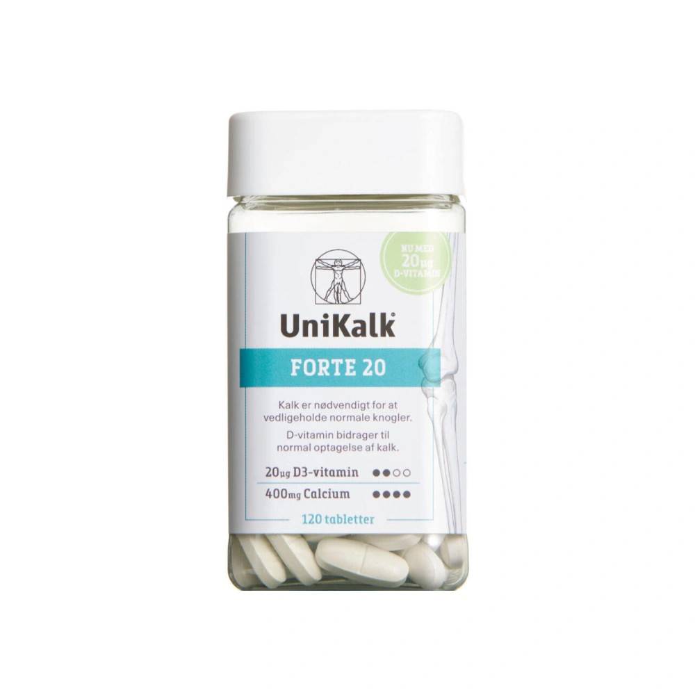 Unikalk Forte 20 - 120 stk