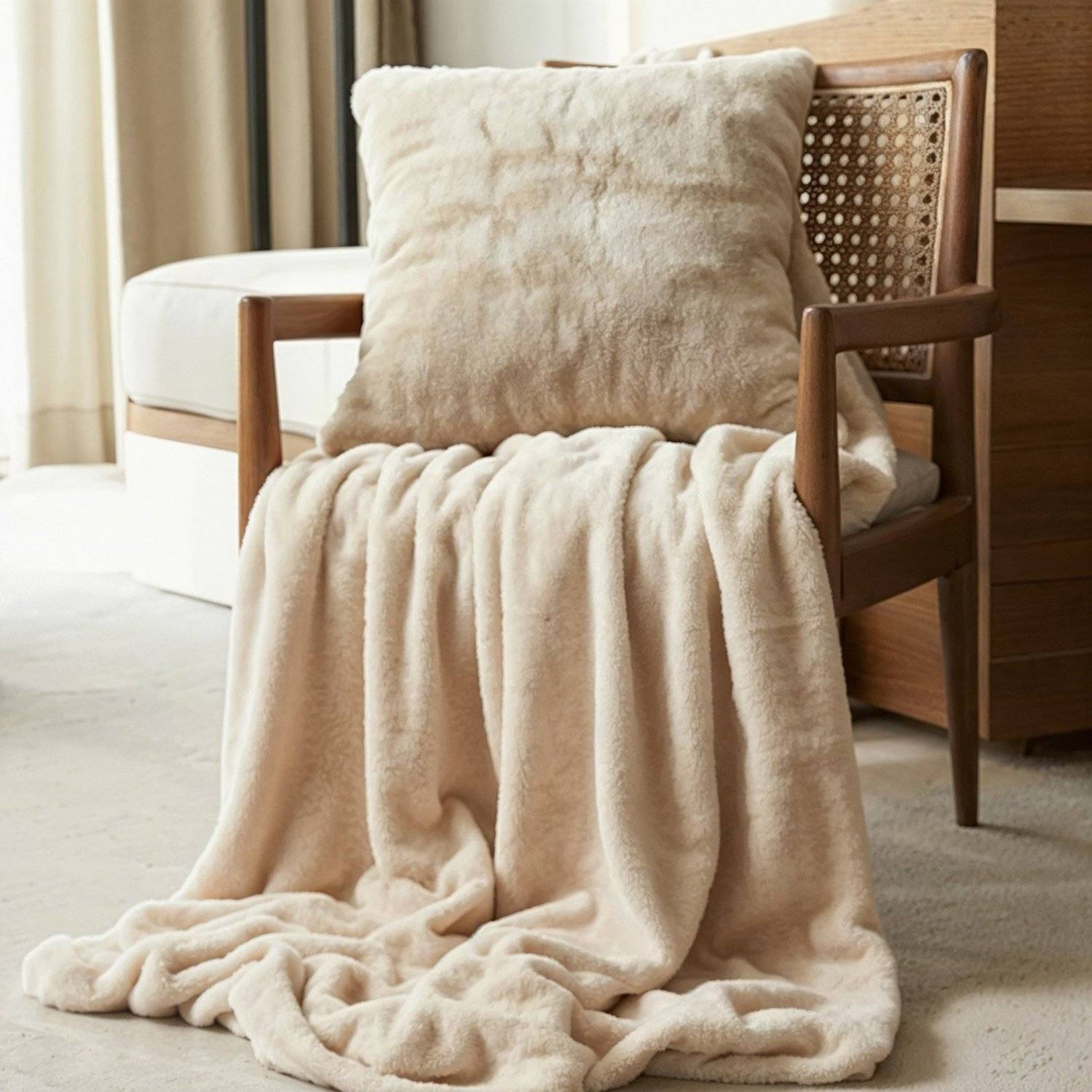 Filtar - Aranga Super Soft Throw (beige) (Storlek: 130 x 170 cm)