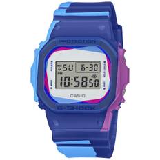 Casio G-Shock DWE-5600PR-2ER - Herr - 49 mm - Digital - Quartz - Mineralglas - Blue/White (26 mm)