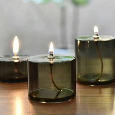 1 st cylinderformad dekorativ oljelampa i glas, klar oljelampa bordsdekorationer för matsal bröllopsfester heminredning bästa presenter, heminredning, - Multifärgad (A,C,D,B,E,F)