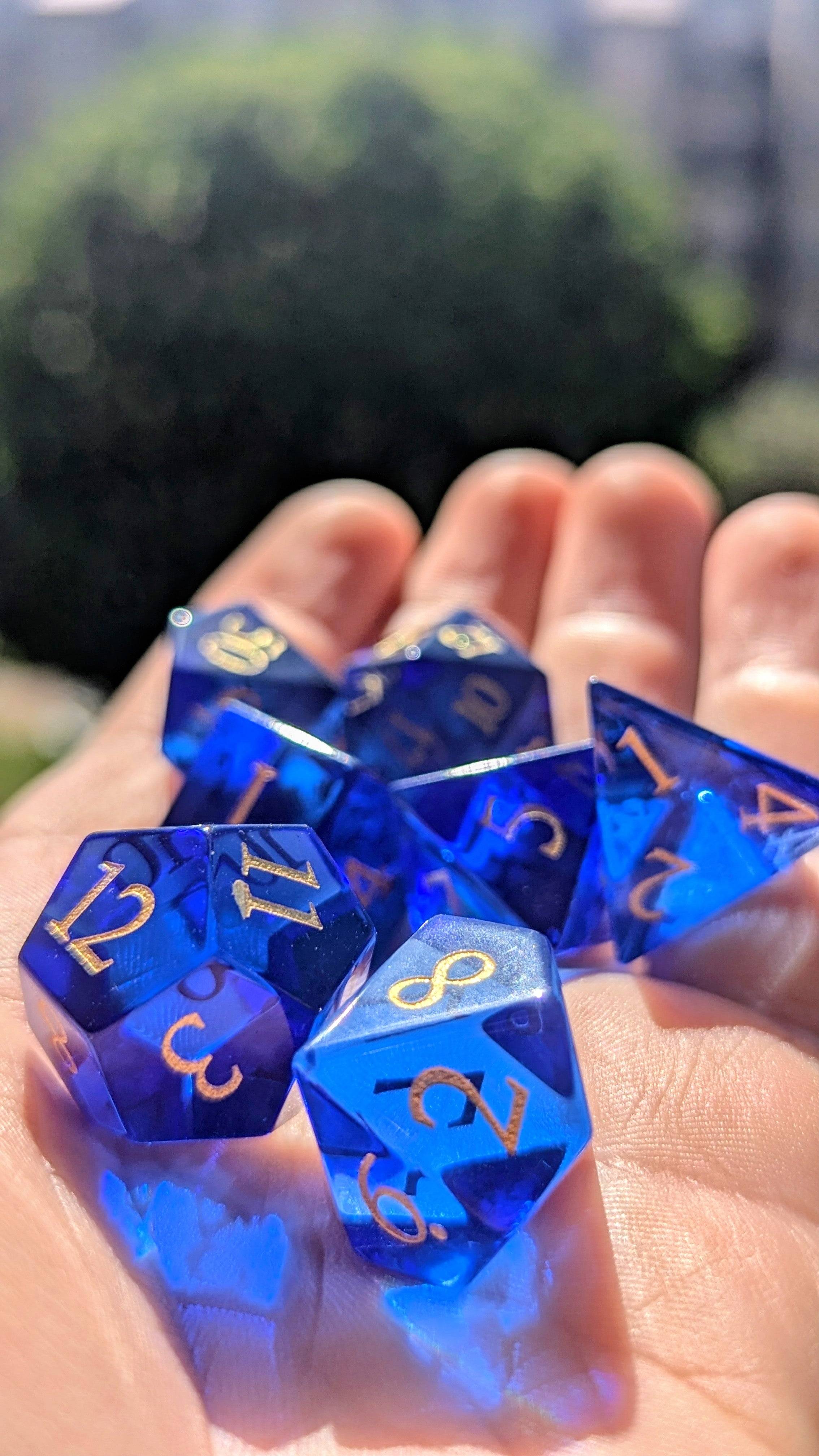 Dark Ocean - roleplaying dice Exclusive - D20