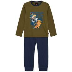 LEGO® Ninjago Pyjamas - LwAris 610 - Dark Khaki - LEGO® Wear - 4 år (104) - Pyjamas 2-delad