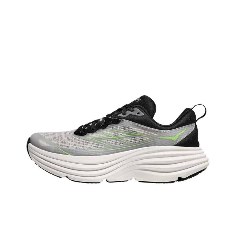 HOKA Bondi 8 Caged Stealth Tech Pack - White Tart Apple Unisex Sneakers 1155391-WTTR 43⅓