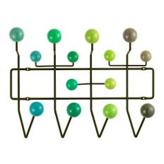 Vitra - Hang It All Green Multi-Tone - Garderobestativer og bøjler - Charles & Ray Eames - Flerfarvet,Grøn