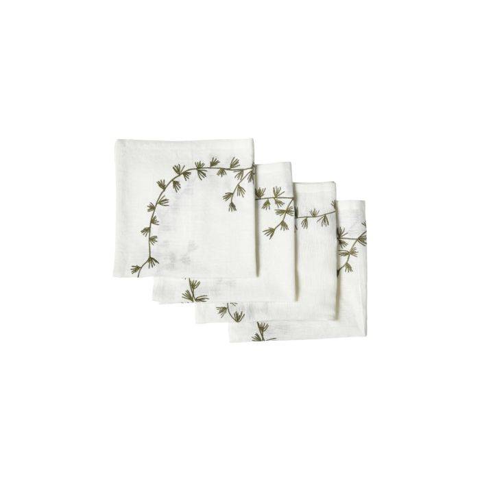 Tygservetter vinter 4-pack